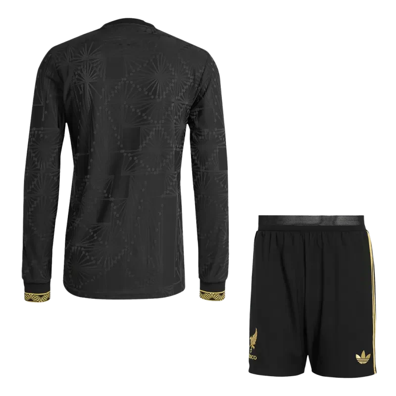 Player Version Mexico Third Away Long Sleeve Jerseys Kit 2025- Gold Cup - Slim Fit