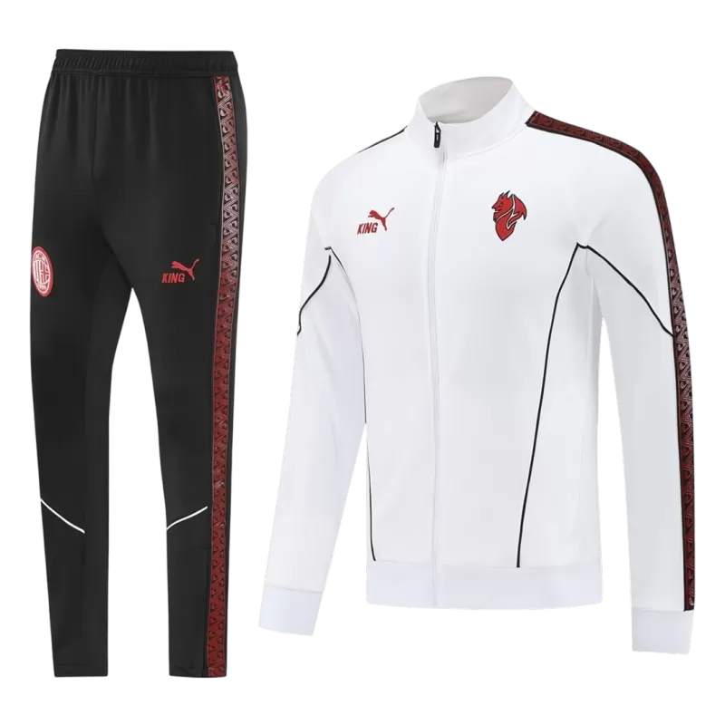 AC Milan Training Jacket Kit (Jacket+Pants) 2025/26 - White