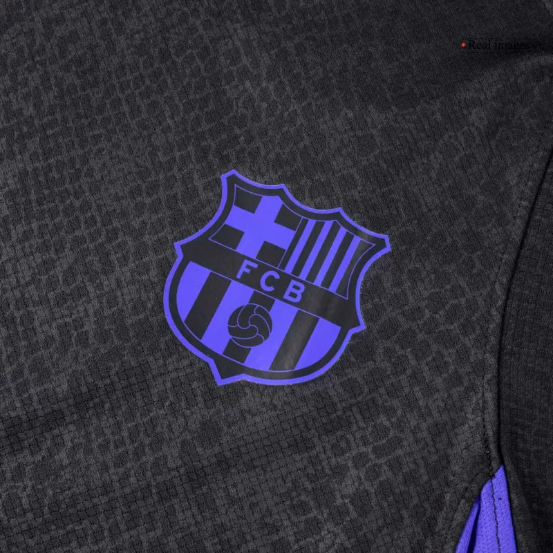 Barcelona Pre-Match 2025/26 Soccer Jersey - Black