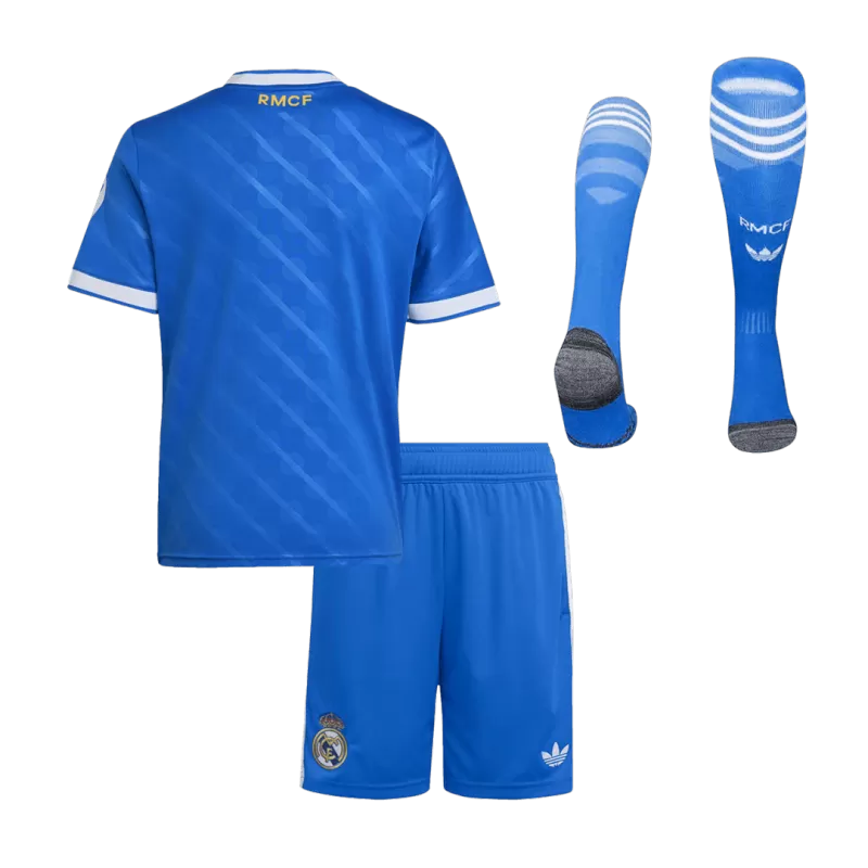 Kid's Real Madrid Third Away Soccer Jersey Kit(Jersey+Shorts+Socks) 2025/26