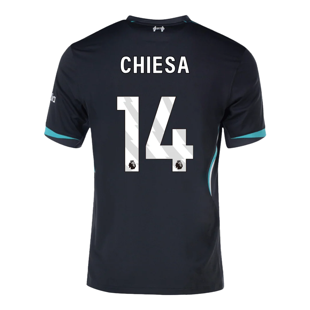 CHIESA #14 Liverpool Away Soccer Jersey 2024/25