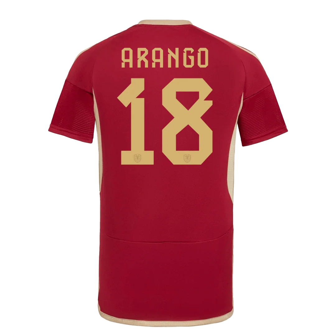 Men's Venezuela ARANGO #18 Home Soccer Jersey Copa América 2024