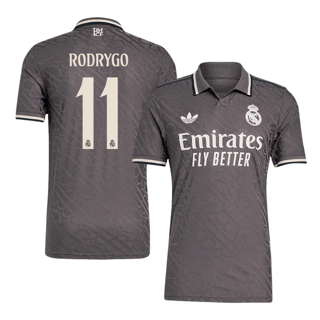 Player Version RODRYGO #11 Real Madrid Third Away Soccer Jersey 2024/25