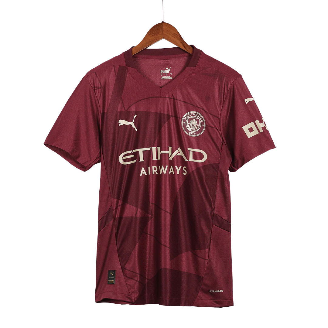 Player Version Manchester City Third Away Soccer Jersey 2024/25