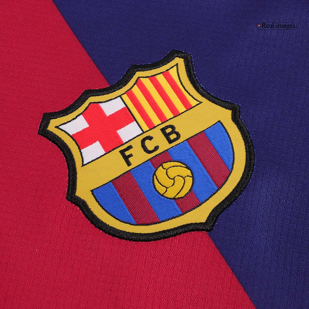 LAMINE YAMAL #19 Barcelona Home Soccer Jersey 2024/25- Spotify Logo Without Text