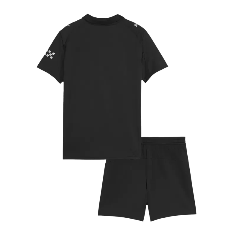Kid's Manchester City Away Soccer Jersey Kit(Jersey+Shorts) 2025/26