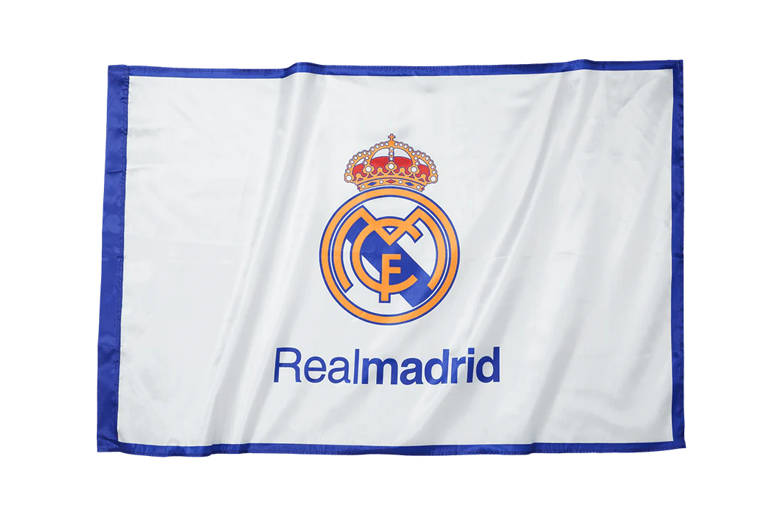 Real Madrid Team Flag White