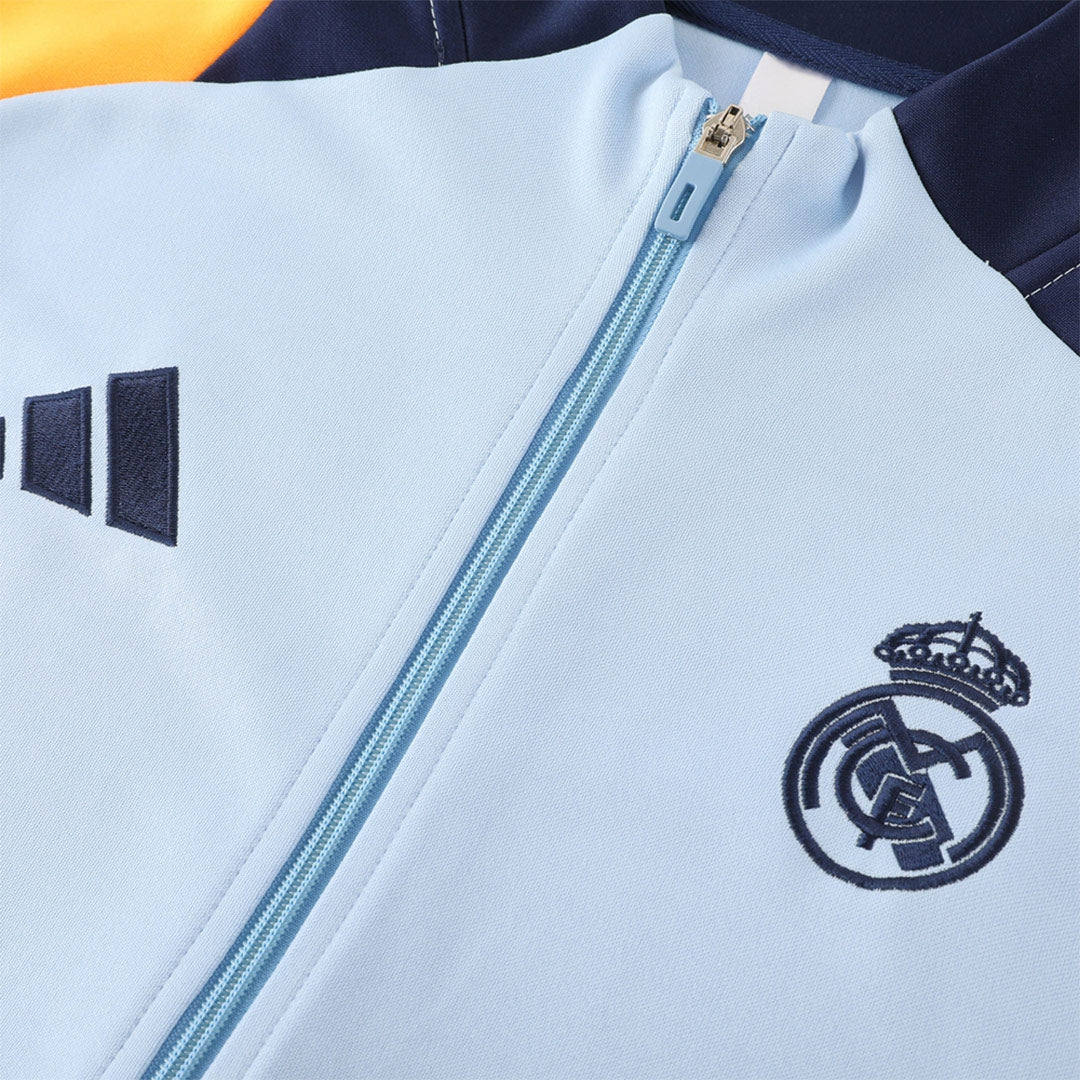Kid's Real Madrid Training Kit (Jacket+Pants) 2024/25