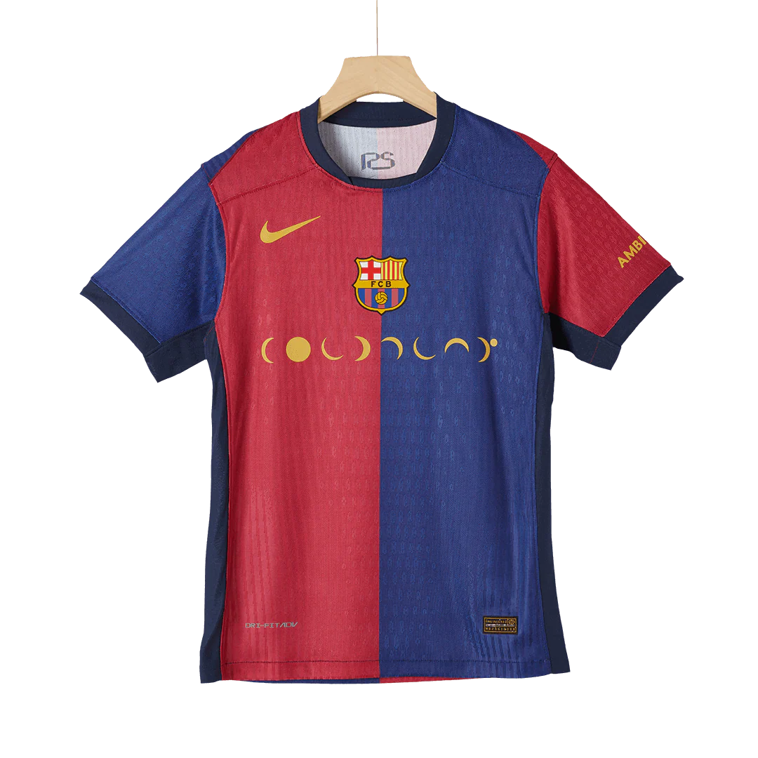 Player Version Barcelona Home Soccer Jersey 2024/25 - COLDPLAY