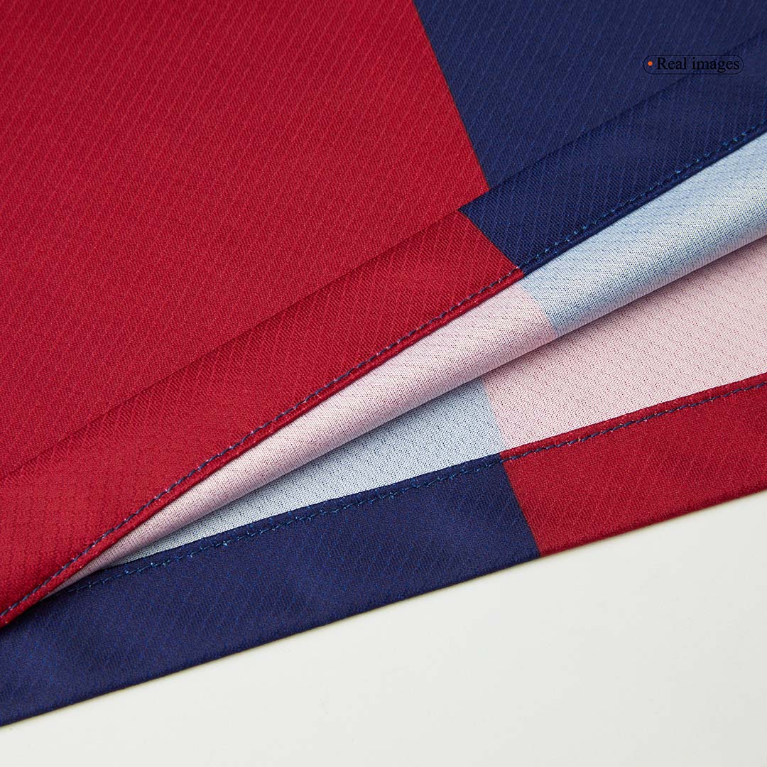 Barcelona Home Soccer Jersey 2024/25 - 125th Anniversary(Spotify Logo Without Text)