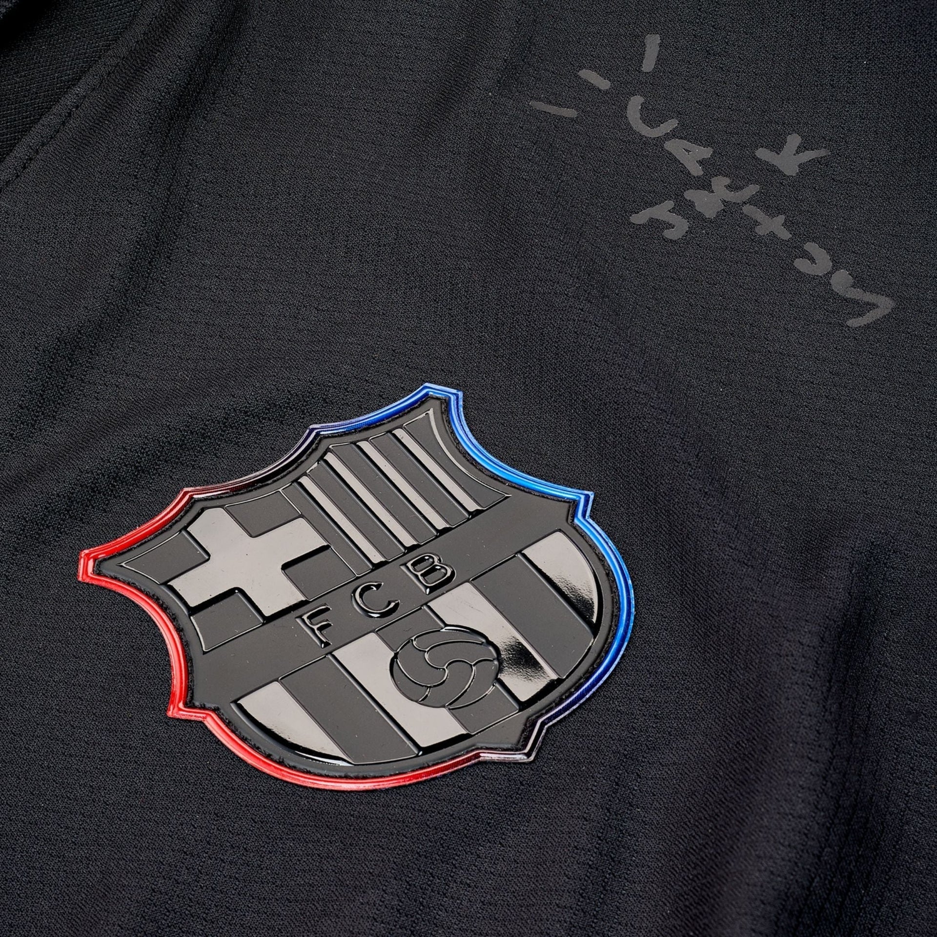 Barcelona X Travis Scott Away Soccer Jersey 2024/25 Limited Edition - Black