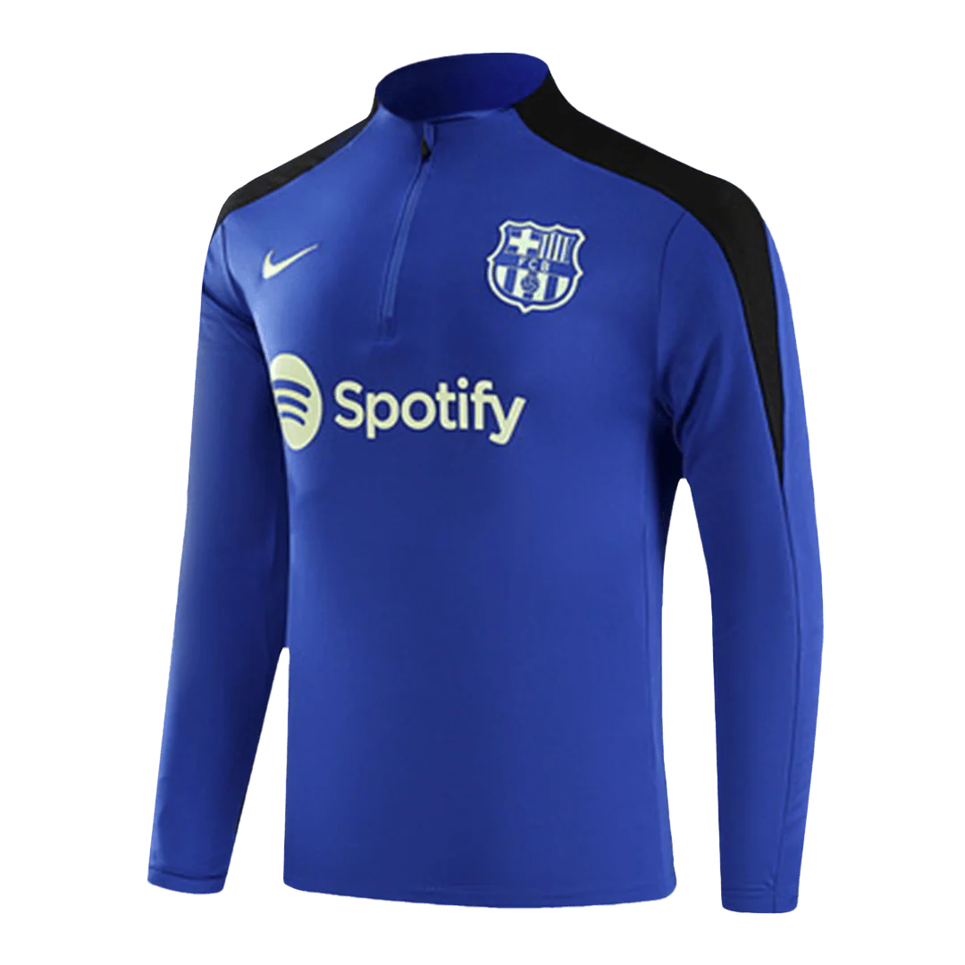 Barcelona Zipper Sweatshirt Kit(Top+Pants) 2024/25