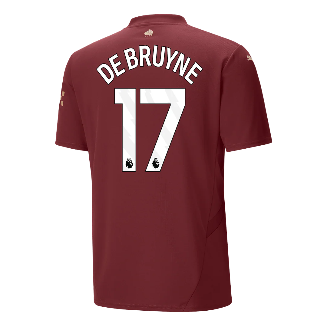 DE BRUYNE #17 Manchester City Third Away Soccer Jersey 2024/25