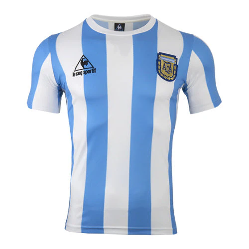 Argentina Home Retro Soccer Jersey 1986
