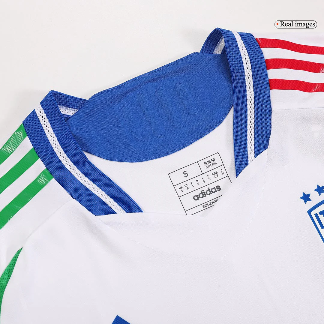 Player Version CHIESA #14 Italy Away Soccer Jersey Euro 2024