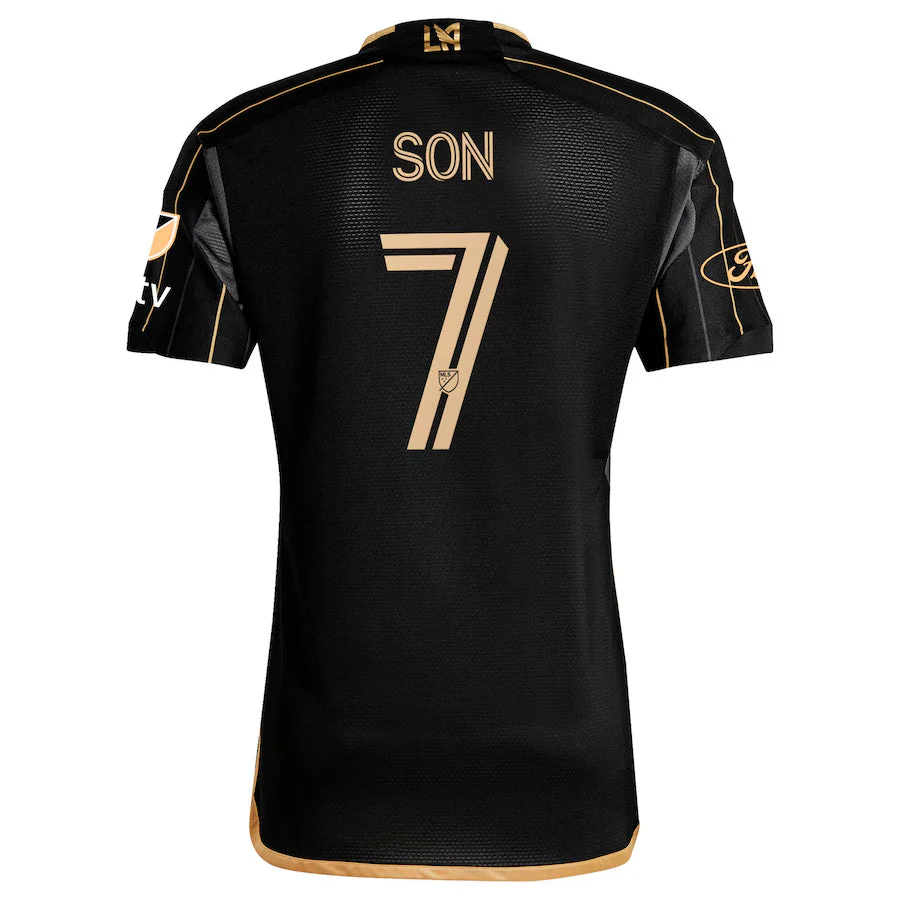 Fan Version Men's LAFC #7 Son Heung-Min Black Home 2024