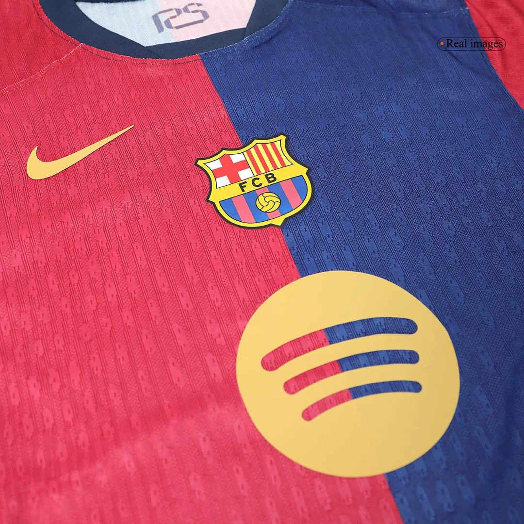 Player Version COLDPLAY #10 Barcelona Home Soccer Jersey 2024/25