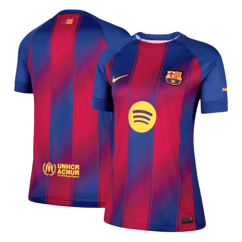 Women's Barcelona 2025/26 Home Soccer Jersey