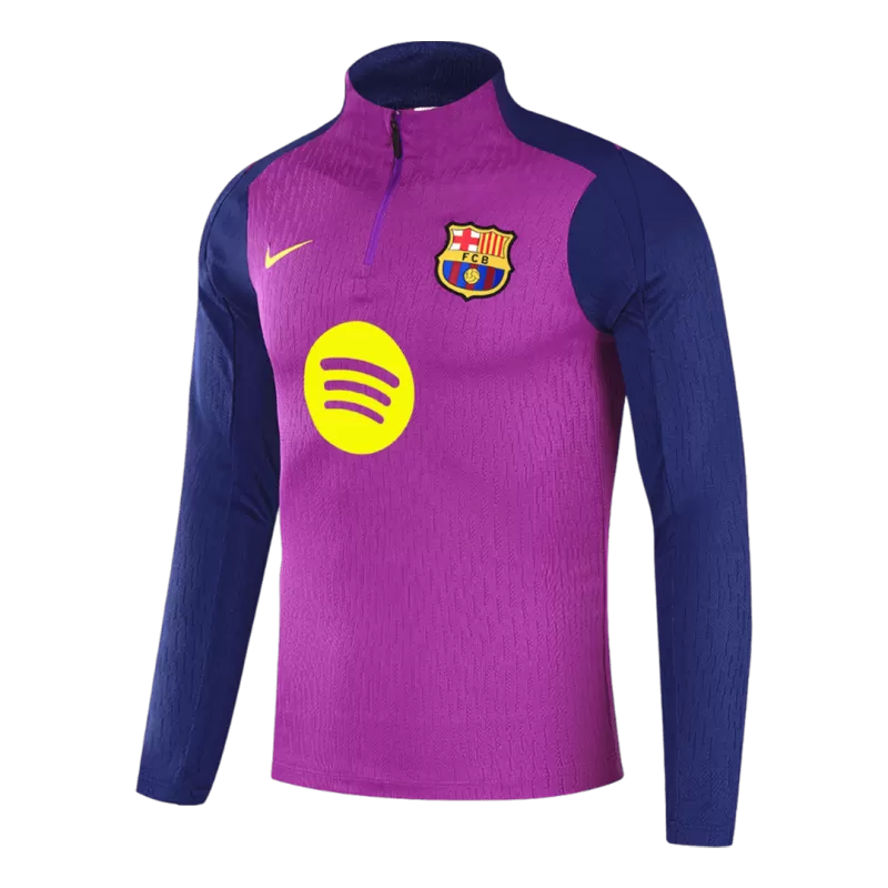 Kid's Barcelona 1/4 Zip Training Kit (Jacket + Pants) 2025/26 - Purple