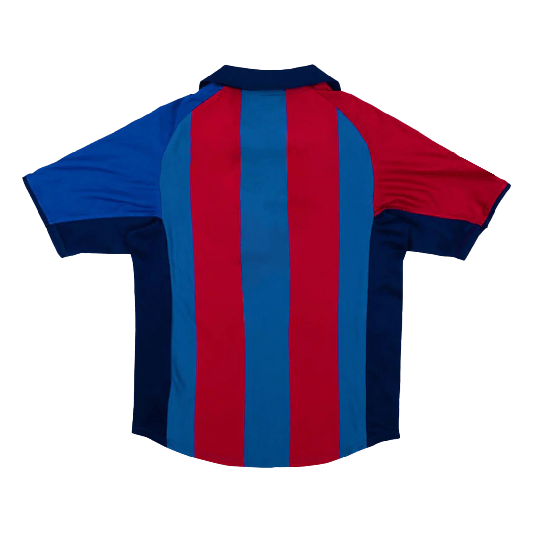 Retro 2001/02 Barcelona Home Soccer Jersey