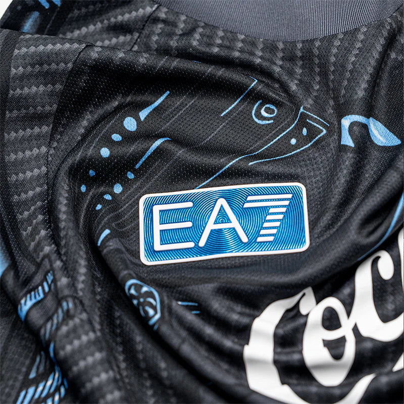 SSC Napoli Ebony Training Soccer Jersey 2025/26