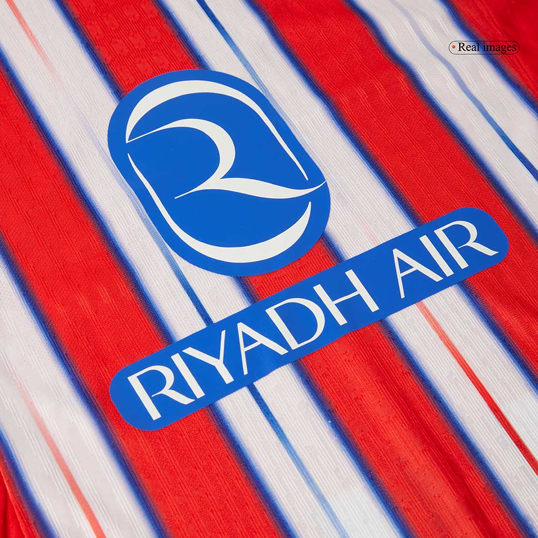 Player Version J.ALVAREZ #19 Atletico Madrid Home Soccer Jersey 2024/25