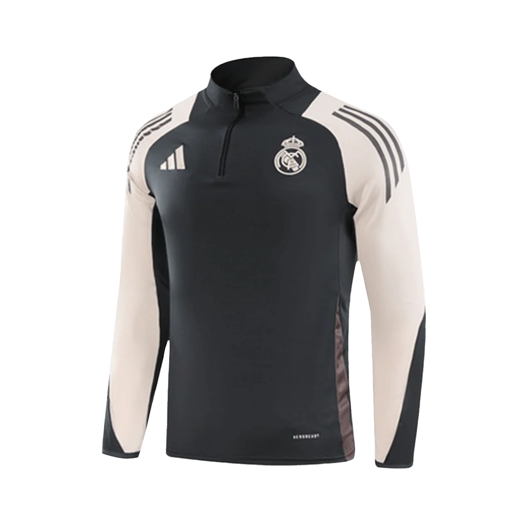 Real Madrid Zipper Sweatshirt Kit(Top+Pants) 2024/25