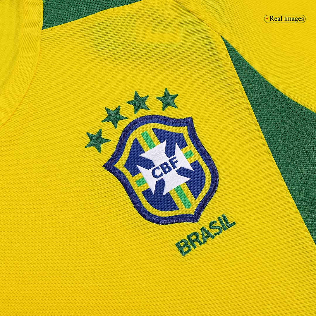 Retro CAFU #2 2002/03 Brazil Home Soccer Jersey