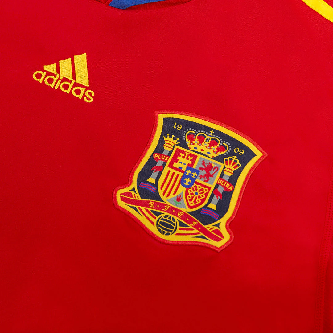 Retro A. INIESTA #6 2010 Spain Home Soccer Jersey