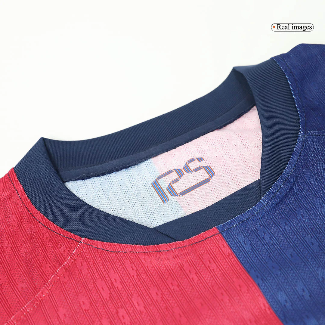 Player Version RAPHINHA #11 Barcelona Home Soccer Jersey 2024/25 - Spotify Logo Without Text