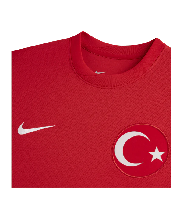 Turkey Away EM 2024 Soccer Jersey red white F611