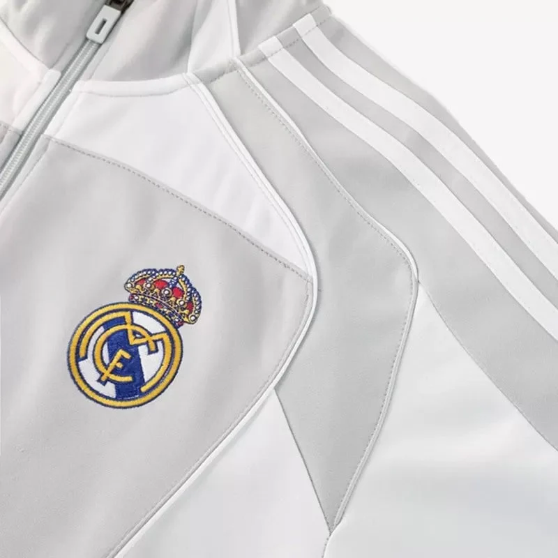 Real Madrid Home Training Jacket 2025/26 - Gray