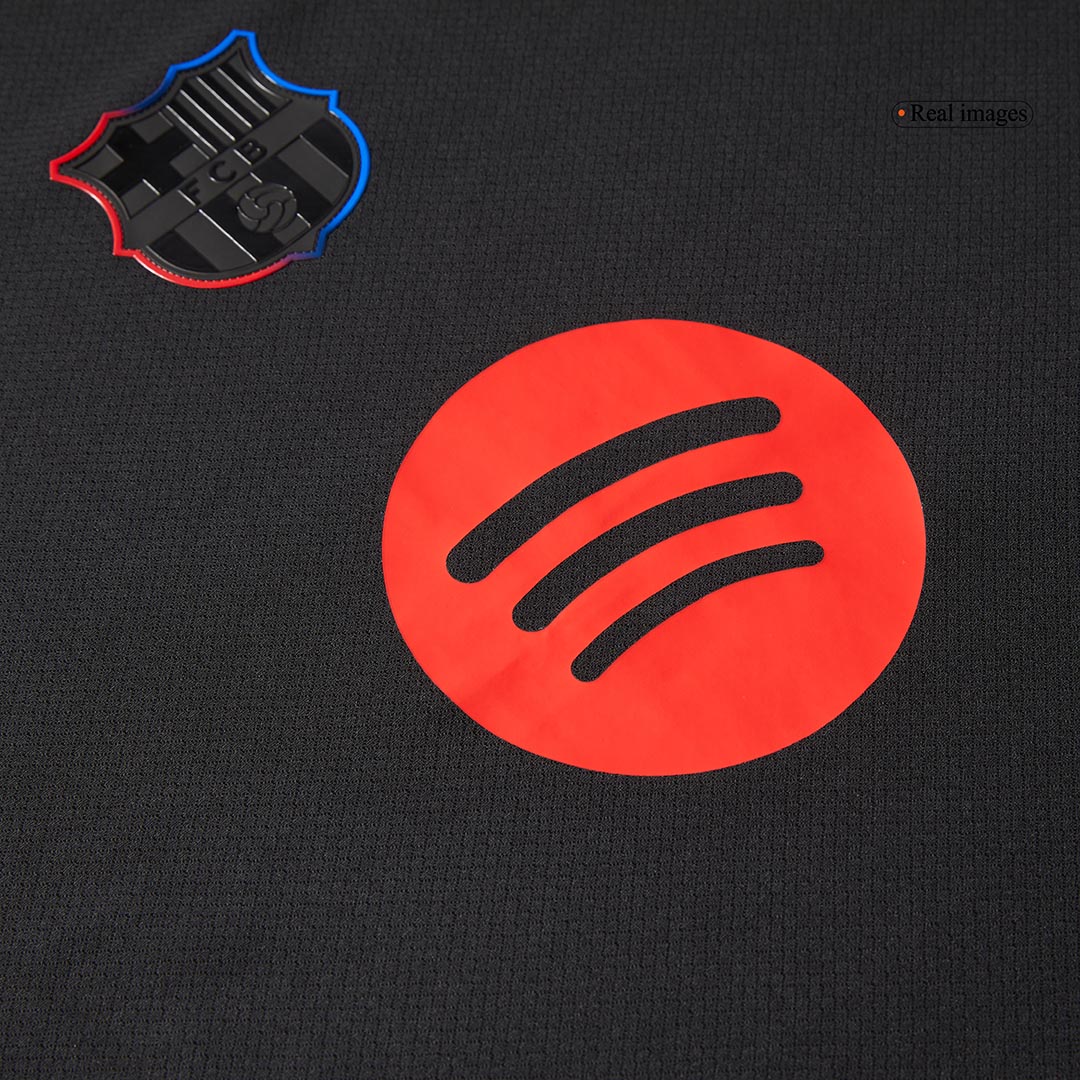 Barcelona Away Soccer Jersey 2024/25 - Spotify Logo Without Text