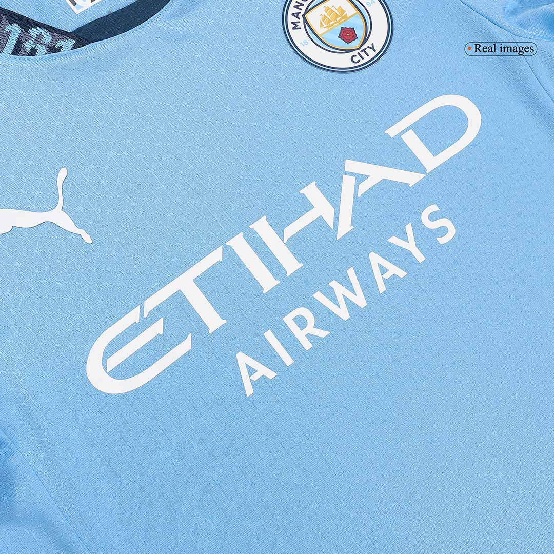 Player Version RODRIGO #16 Manchester City Home Soccer Jersey 2024/25 - UCL