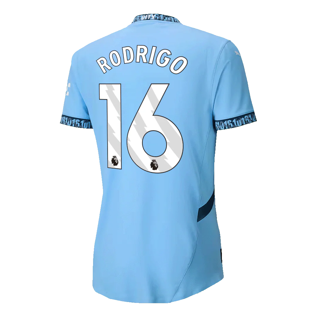 Player Version RODRIGO #16 Manchester City Home Soccer Jersey 2024/25