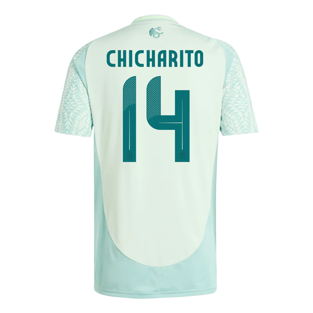 Men's Mexico CHICHARITO #14 Away Soccer Jersey Copa América 2024