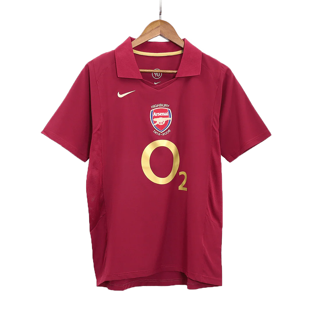 Retro HENRY #14 2005/06 Arsenal Home Soccer Jersey