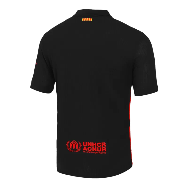 Player Version Barcelona X Travis Scott Away Soccer Jersey 2024/25 - Red - Slim Fit