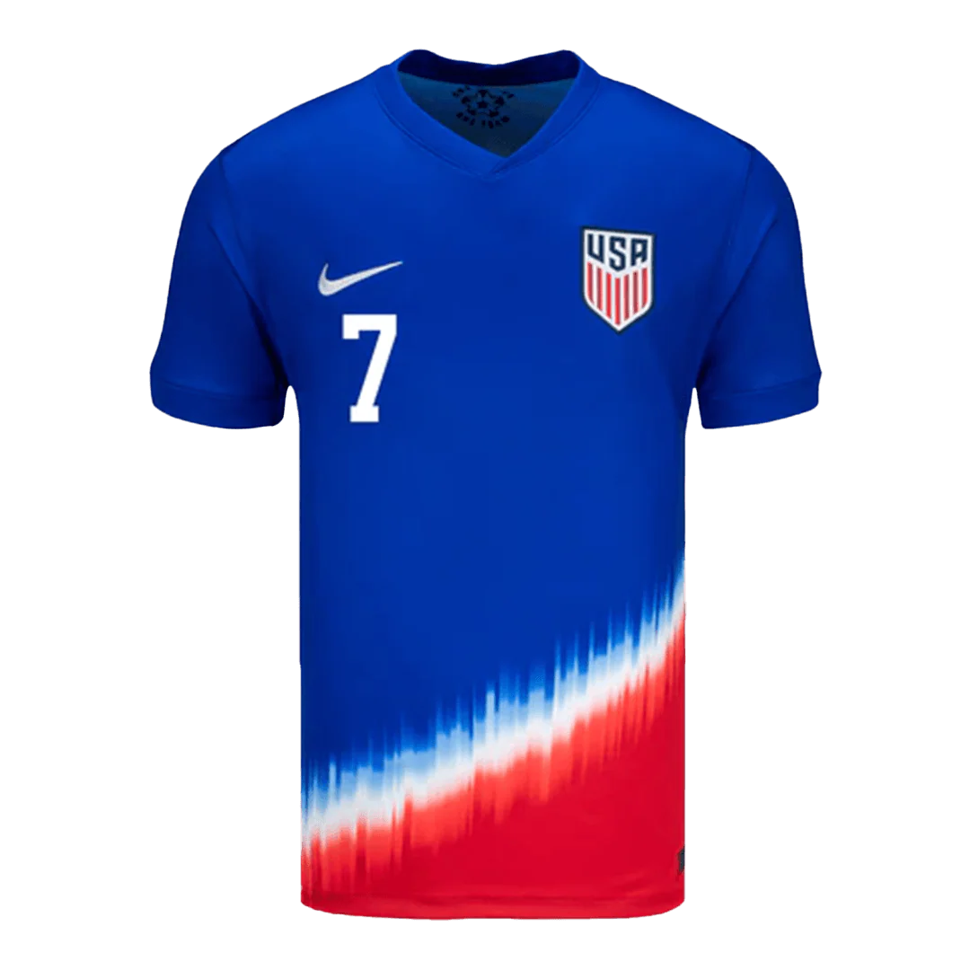 [Super Quality] Men's USA REYNA #7 Away Soccer Jersey Copa América 2024