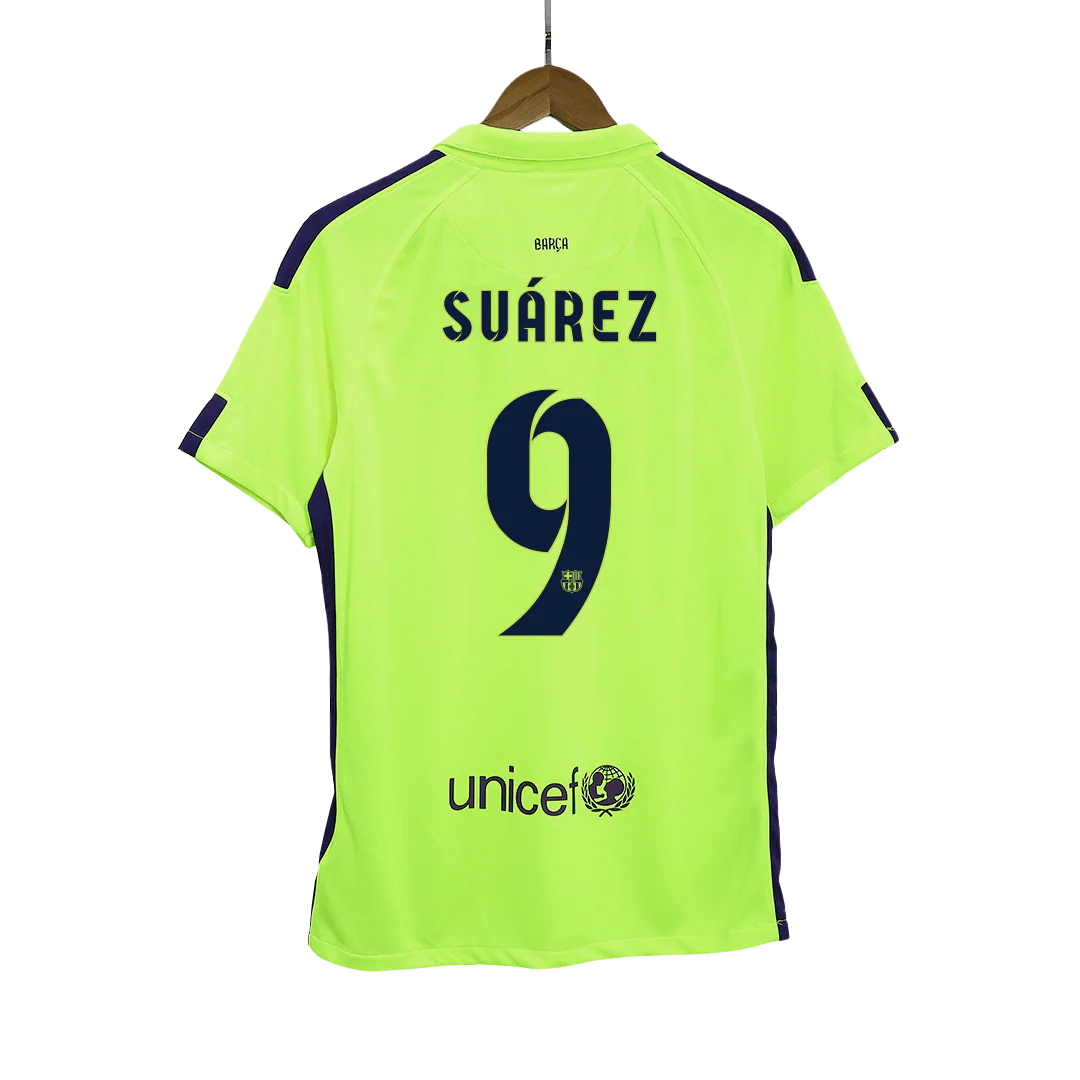 Retro Suárez #9 2014/15 Barcelona Third Away Soccer Jersey