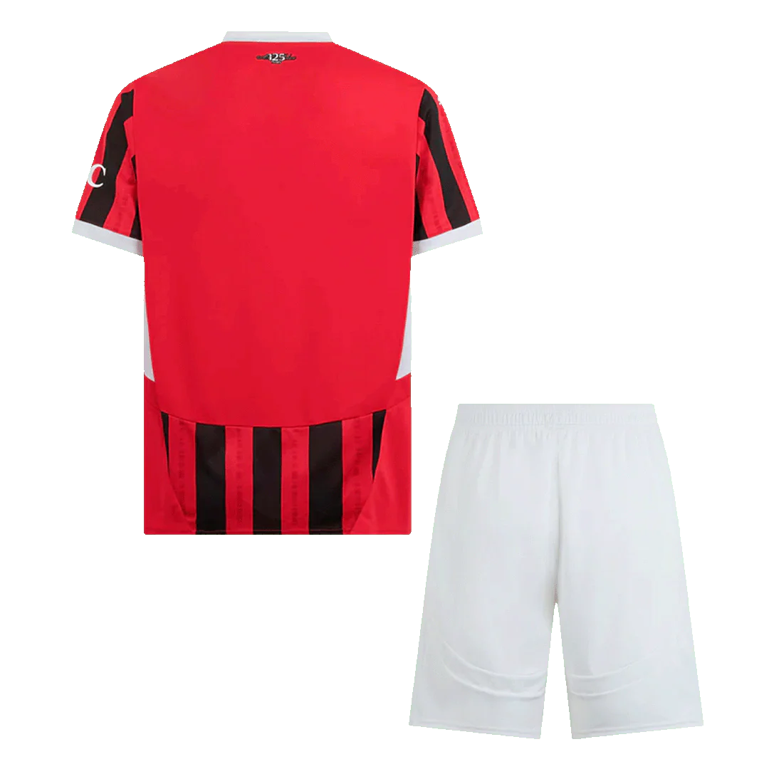 AC Milan Home Soccer Jersey Kit(Jersey+Shorts) 2024/25
