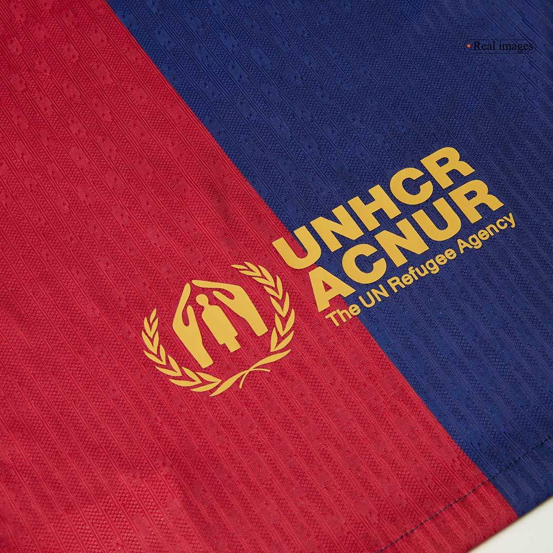 Player Version Barcelona Home Soccer Jersey 2024/25 - COLDPLAY