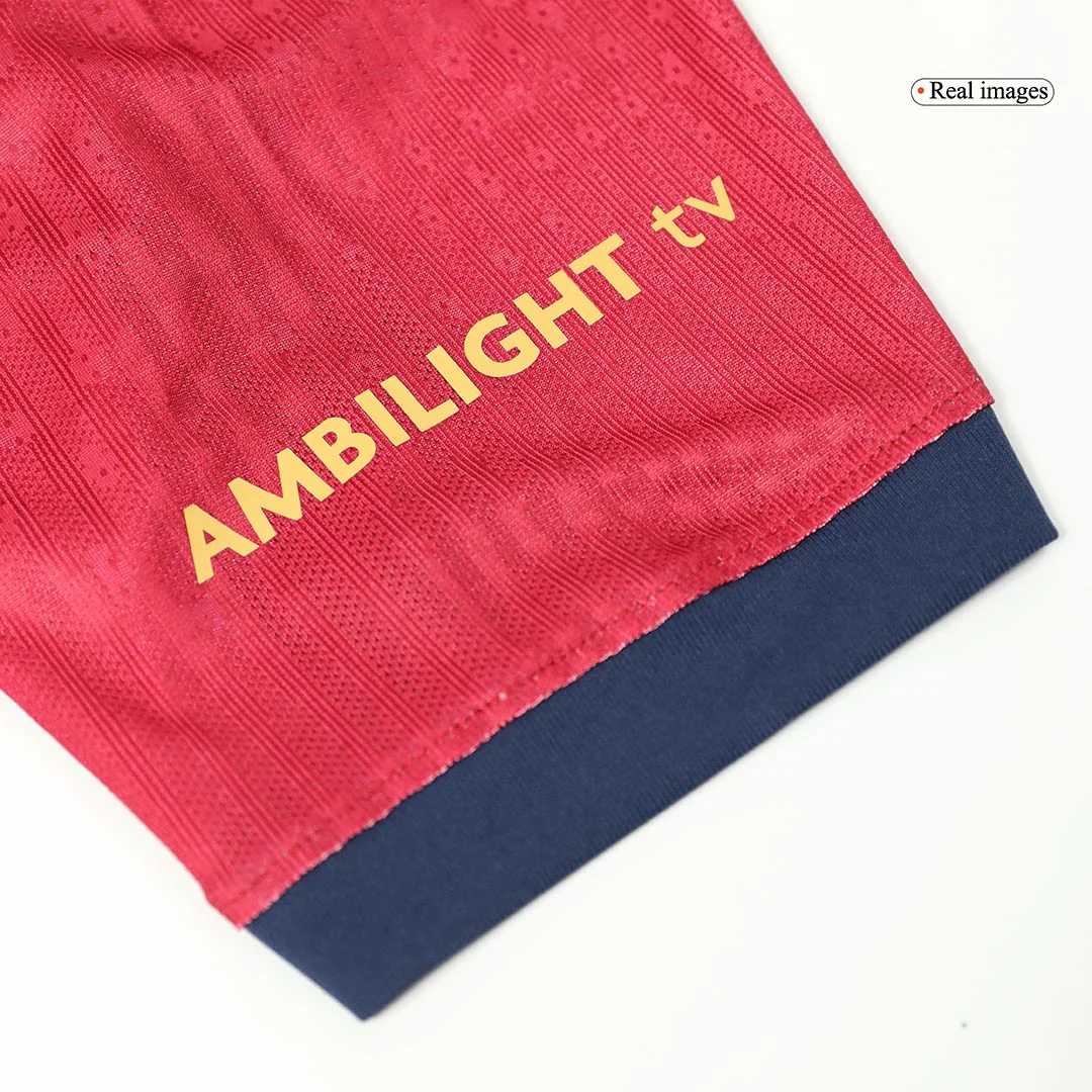 Player Version RAPHINHA #11 Barcelona Home Soccer Jersey 2024/25 - Spotify Logo Without Text