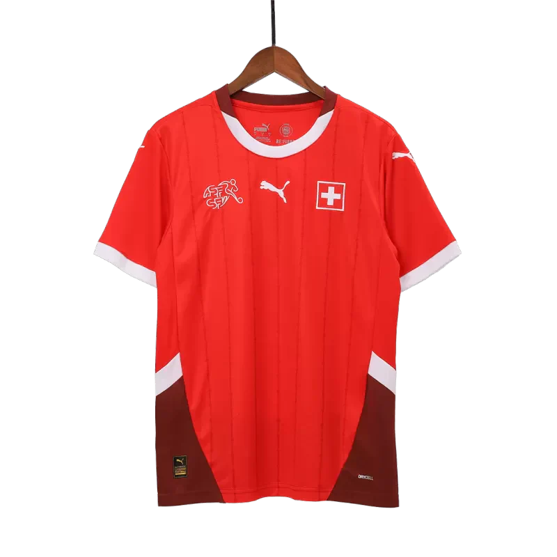 Switzerland Home Soccer Jersey Euro 2024