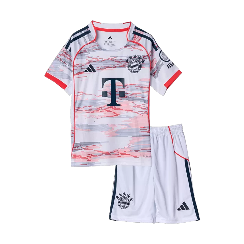 Kid's Bayern Munich Away Soccer Jersey Kit(Jersey+Shorts) 2025/26