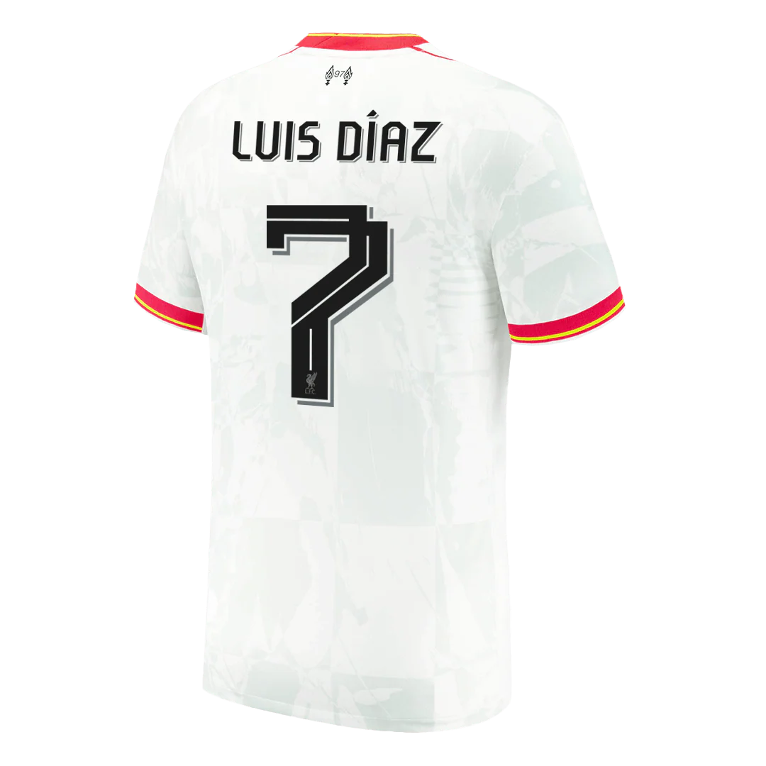 LUIS DíAZ  #7 Liverpool Third Away Soccer Jersey 2024/25