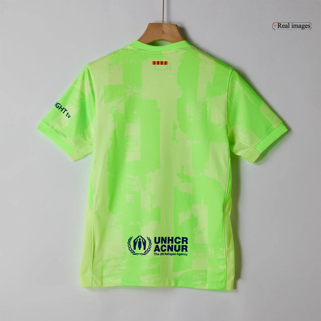 Barcelona Third Away Soccer Jersey 2024/25 - (Spotify Logo Without Text)