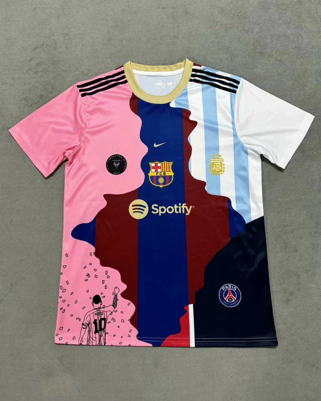 MESSI #10 All Team Tribute Jersey – Limited Edition Fan Shirt ( Barcelona, Paris Saint-Germain (PSG), Inter Miami, and the Argentina National Team.) 2025/26