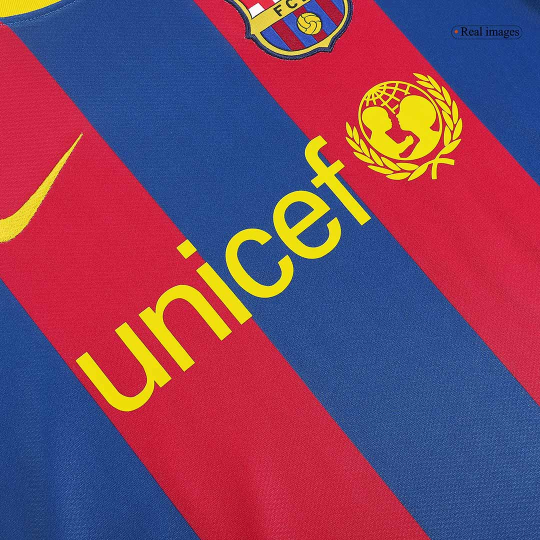 Retro PUYOL #5 2010/11 Barcelona Home Soccer Jersey