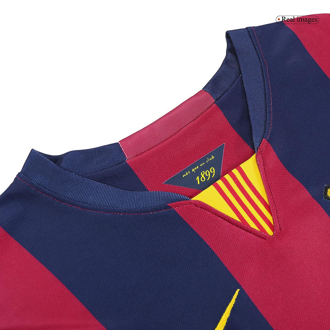 Retro NEYMAR JR #11 2014/15 Barcelona Home Soccer Jersey